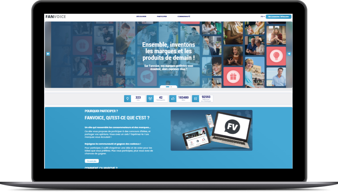 plateforme de Fanvoice 